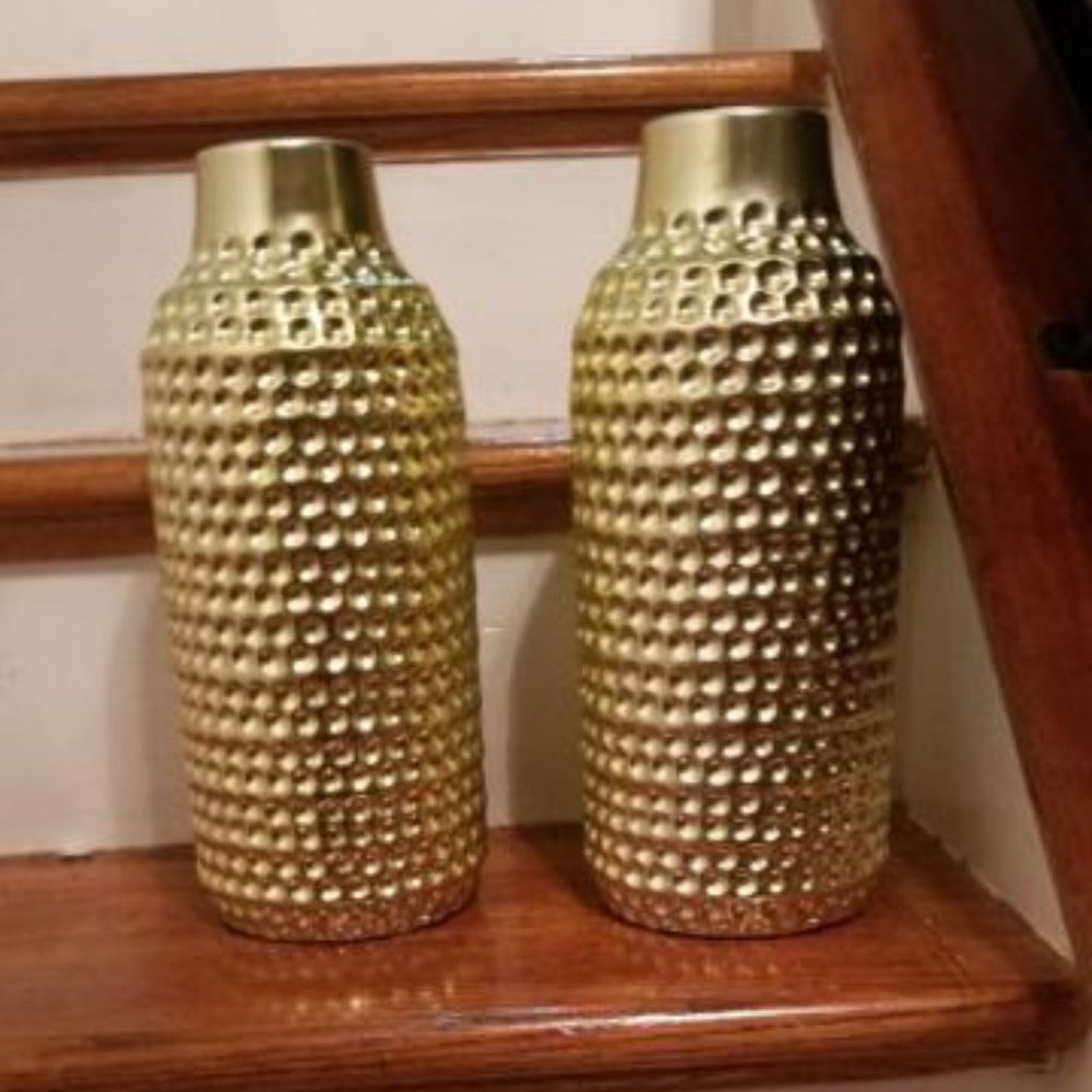 Two La Casa Bella Decorative Vase 13" - Picture 2 of 4